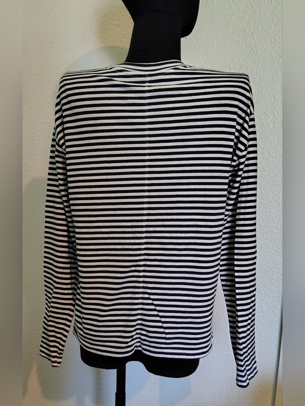 4-Pack Underscrub Mix Shirts Black Gray Navy White Solid & Stripes Women Small - Picture 3 of 15